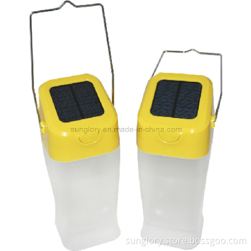 Portable LED Camping Lantern with Solar Panel